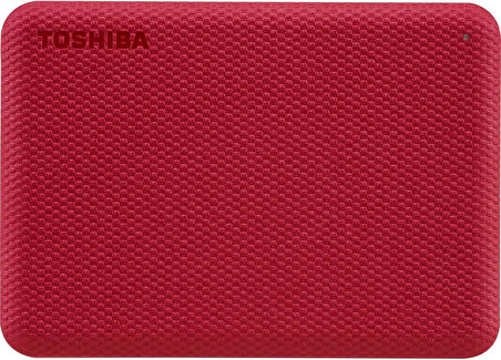 Toshiba Canvio Advance 2TB 2,5" USB 3.2 Gen-1 Taşınabilir HDD - Red (HDTCA20ER3AA)