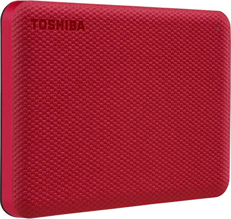 Toshiba Canvio Advance 2TB 2,5" USB 3.2 Gen-1 Taşınabilir HDD - Red (HDTCA20ER3AA)