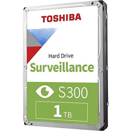 Toshiba S300 3.5 inç 1 TB 5700 RPM Sata 3.0 Harddisk 