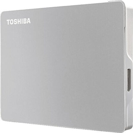 Toshiba Canvio Flex Exclusive 2TB 2.5" USB 3.2 Gen-1 Taşınabilir HDD - Silver (HDTX120MSCAA)