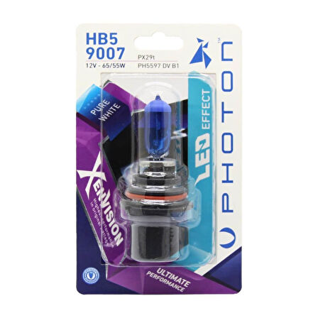 Photon HB5 9007 Xen Vision Blister (TEKLİ BLİSTER)