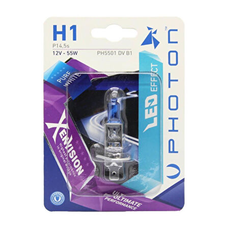 PHOTON H1 12V 55W XEN VISION(TEKLI BLİSTER)