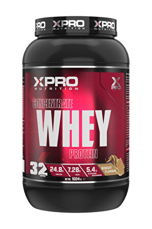 Xpro Concentrate Whey Protein Tozu 1024gr Bisküvi