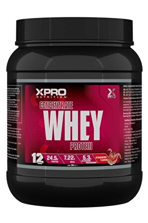 Concentrate Whey Protein Tozu 384 gr - Çilek Aromalı