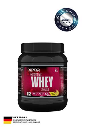 Concentrate Whey Protein Tozu 384 gr -muz Aromalı