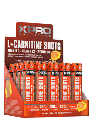 Xpro L-Carnitine Shot 3000mg 40ml x 20 Adet