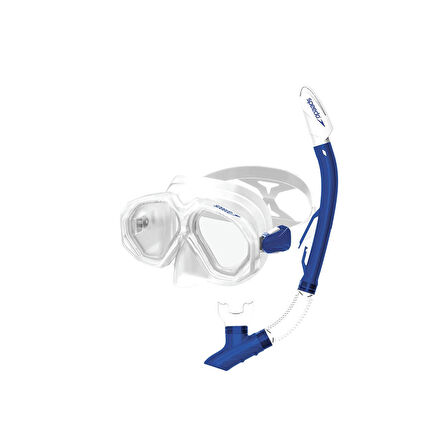 Speedo Leısure Adult Dual Lenses Combo Snorkel