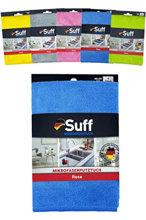 Gül Mikrofiber Bez/ Genel Temizlik Bezi 40x40cm ( 1 Adet )