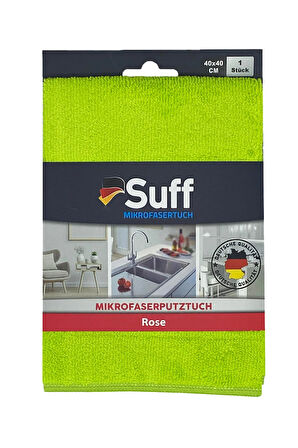 Gül Mikrofiber Bez/ Genel Temizlik Bezi 40x40cm ( 1 Adet )