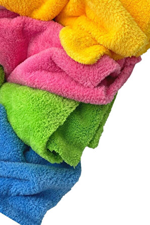 Suff Zambak 3'lü Mikrofiber Bez /Oto Kurulama Bezi (40x30cm)