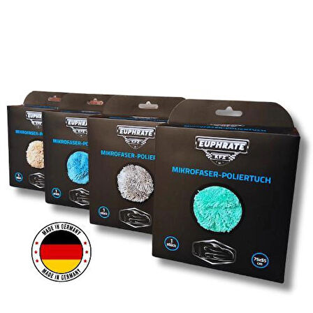 (4 Adet) Euphrate Mikrofiber Oto Kurulama ve Temizlik Alman Tank Bezi 75x55 cm. 750 GSM