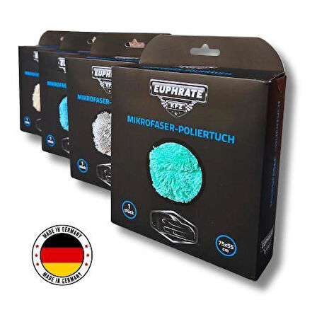 (4 Adet) Euphrate Mikrofiber Oto Kurulama ve Temizlik Alman Tank Bezi 75x55 cm. 750 GSM