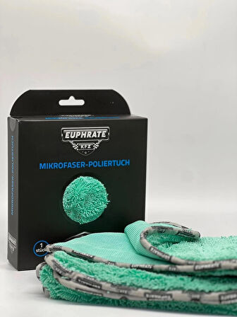 Euphrate Mikrofiber Oto Kurulama ve Temizlik Alman Tank Bezi 75x55 cm. Renk: Yeşil 750 GSM