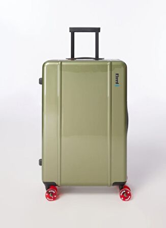 Floyd Yeşil Unisex 45x70x25 cm Çekçekli Sert Valiz Check In - Vegas Green