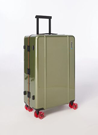 Floyd Yeşil Unisex 45x70x25 cm Çekçekli Sert Valiz Check In - Vegas Green