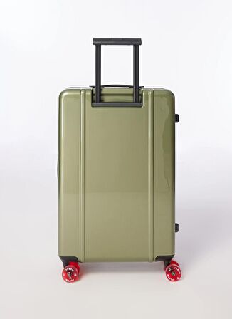 Floyd Yeşil Unisex 45x70x25 cm Çekçekli Sert Valiz Check In - Vegas Green