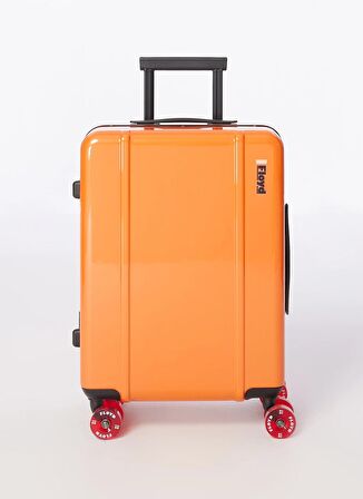 Floyd Turuncu Unisex 39x55x23 cm Çekçekli Sert Valiz Cabin - Hot Orange