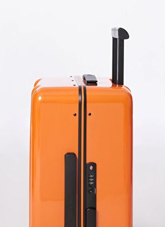 Floyd Turuncu Unisex 39x55x23 cm Çekçekli Sert Valiz Cabin - Hot Orange