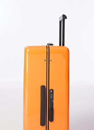 Floyd Turuncu Unisex 45x70x25 cm Çekçekli Sert Valiz Check In - Hot Orange