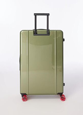 Floyd Yeşil Unisex 50,5x78x29 cm Çekçekli Sert Valiz Trunk - Vegas Green