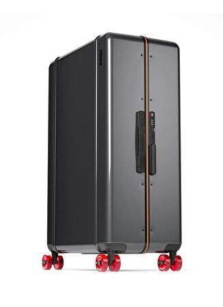 Floyd Antrasit Çekçekli Sert Valiz Floyd Trunk, tarmac grey