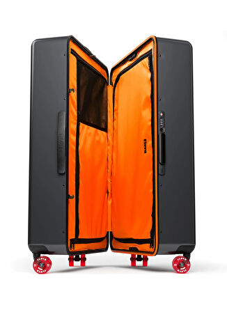 Floyd Antrasit Çekçekli Sert Valiz Floyd Trunk, tarmac grey