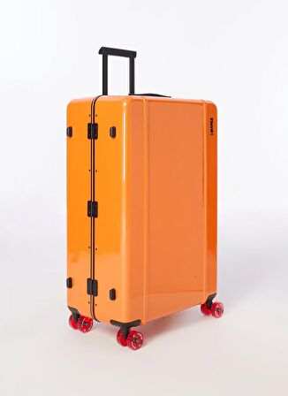 Floyd Turuncu Unisex 50,5x78x29 cm Çekçekli Sert Valiz Trunk - Hot Orange