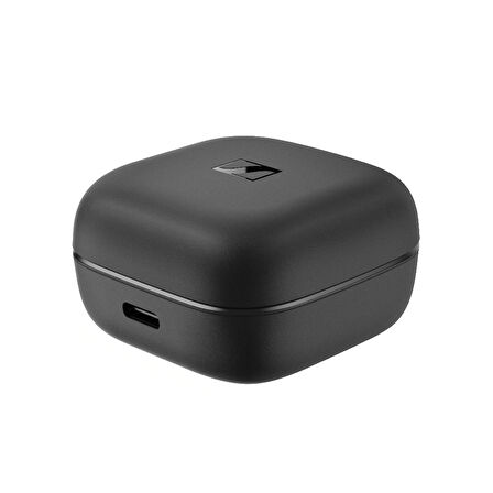 Sennheiser ACCENTUM True Wireless - Bluetooth 5.3, Hibrit Aktif Gürültü Engelleme (ANC), 7mm TrueResponse Sürücü, 28 Saat Toplam Pil Ömrü, IP54 Sertifikalı, aptX & LC3 Kodek Desteği, Kablosuz Kulak İçi Kulaklık - Siyah