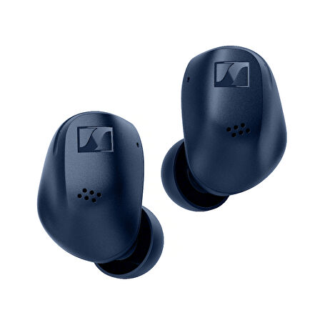 Sennheiser ACCENTUM True Wireless - Bluetooth 5.3, Hibrit Aktif Gürültü Engelleme (ANC), 7mm TrueResponse Sürücü, 28 Saat Toplam Pil Ömrü, IP54 Sertifikalı, aptX & LC3 Kodek Desteği, Kablosuz Kulak İçi Kulaklık - Mavi