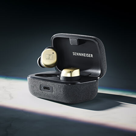 Sennheiser Momentum True Wireless 4 Bluetooth 5.4, Adaptif ANC, aptX Lossless, 7mm TrueResponse Sürücü, 30 Saat Pil, IP54 Suya ve Toza Dayanıklı Kablosuz Kulak İçi Kulaklık - Altın