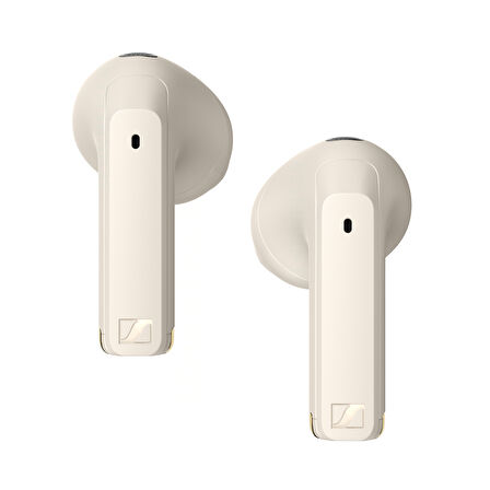 Sennheiser Accentum Open True Wireless 11 mm Dinamik Sürücü, 28 Saat Pil Ömrü, IPX4 Su Sıçramalarına Dayanıklı, Kablosuz Kulak İçi Kulaklık – Krem