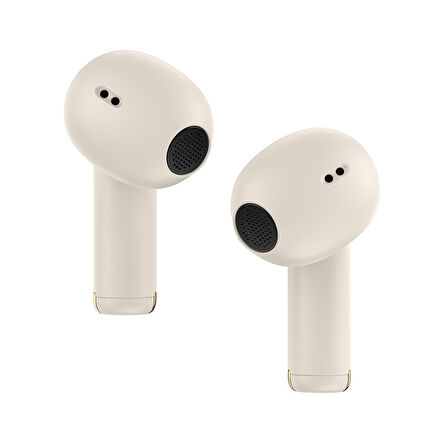 Sennheiser Accentum Open True Wireless 11 mm Dinamik Sürücü, 28 Saat Pil Ömrü, IPX4 Su Sıçramalarına Dayanıklı, Kablosuz Kulak İçi Kulaklık – Krem