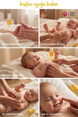 Mamaaura Içerikli Bebek Bakım Yağı - Baby Oil 200 ml
