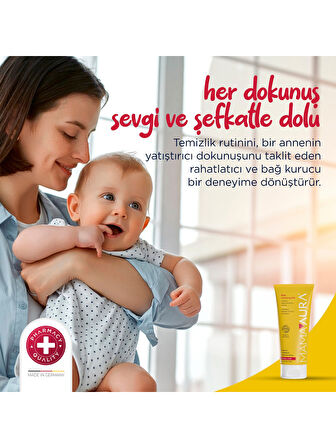 Mamaaura Bebekler Için Durulama Gerektirmeyen Temizleme Sütü - Baby Cleansing Milk 200 ml