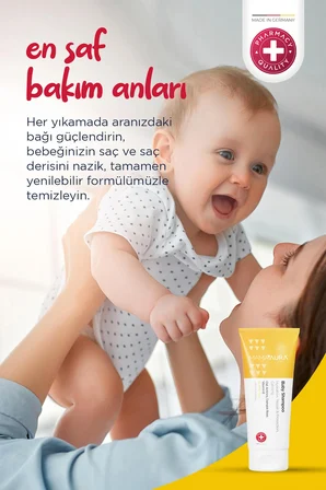 Mamaaura Göz Yakmayan Bebek Şampuanı - Baby Shampoo 200 ml