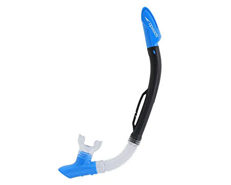 Speedo Au Dual Lenses Mask With Snrkl Blu/Blk Unisex Yüzücü Gözlüğü SOL25002C-TCBK Mavi