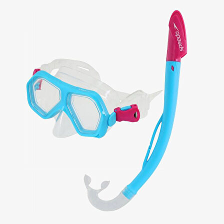 Speedo SOL25004C-LACY Ju Dual Lenses Mask With Snrkl Çocuk Şnorkel Set