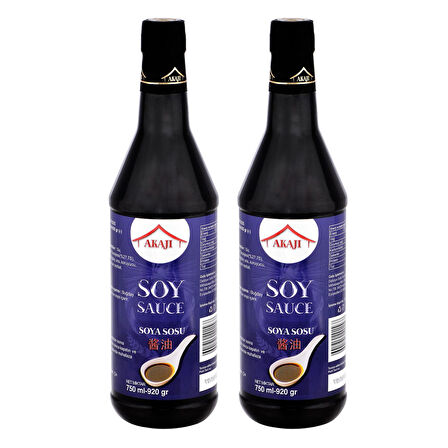 Akaji Soya Sosu 750 ml x 2 Adet