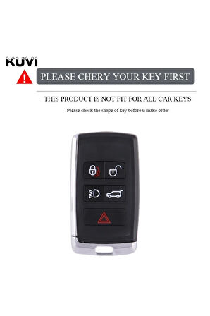 Jaguar XEL Anahtar Koruma Kılıfı Siyah Gümüş