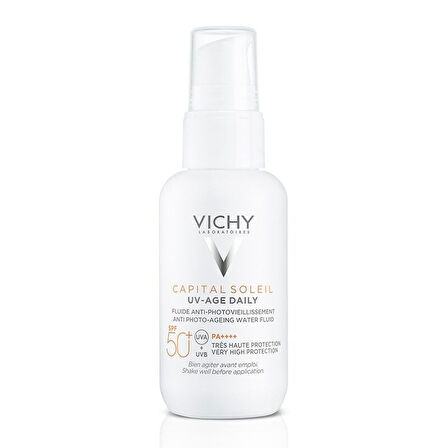 Vichy Capital Soleil UV-Age Daily SPF 50 Yaşlanma Karşıtı Güneş Koruyucu Yüz Kremi 40 ml