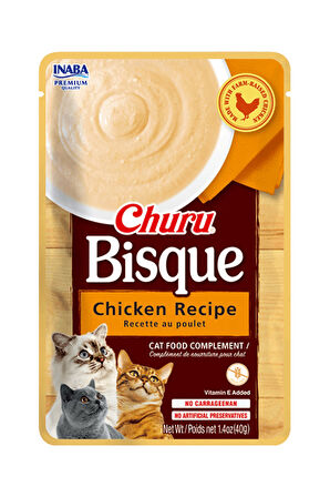 Inaba Ciao Churu Bisque Tavuklu Kedi Ödül Kreması 40 Gr