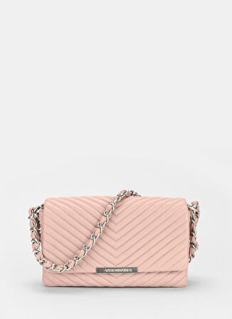 Pembe 17x7x25 Kadın Deri Çapraz Çanta IRISQUILTINGSILKYLEATHER9006