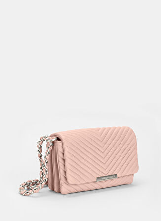 Pembe 17x7x25 Kadın Deri Çapraz Çanta IRISQUILTINGSILKYLEATHER9006