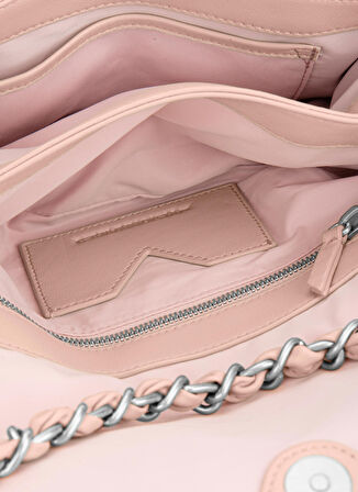 Pembe 17x7x25 Kadın Deri Çapraz Çanta IRISQUILTINGSILKYLEATHER9006