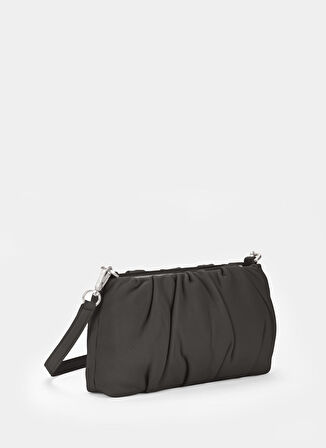 Siyah Kadın 27x14x6 Deri Çapraz Çanta LINA SILKY1001