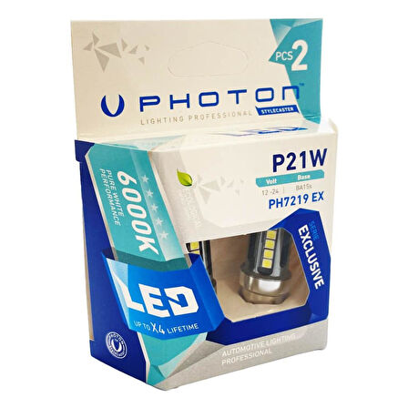 PHOTON P21W Tek Duy Beyaz Led Can-Bus EXCLUSIVE SERIE PH7219 EX