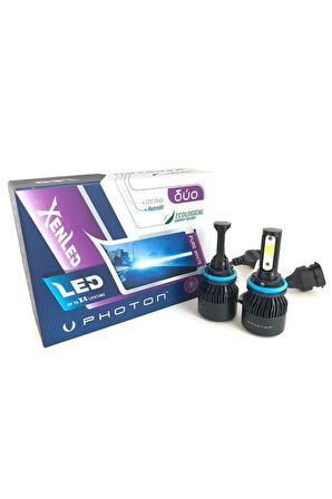 H11 Peak Shine Tuning Duo LED Xenon 6000 Lumen Uyumlu