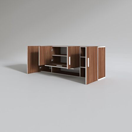 Kenzlife hazır mutfak acus32 cvz 060*150*32 mutfak banyo dolabı kapaklı raflı