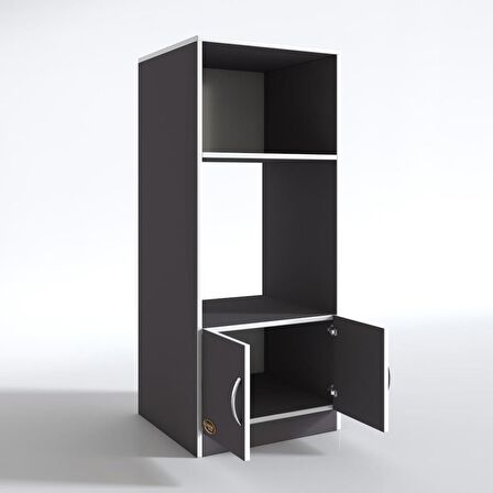 Kenzlife ankastre fırın dolabı ahsen gri mutfak banyo kiler ofis kitaplık