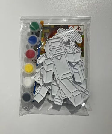 3D Minecraft Boyama Seti